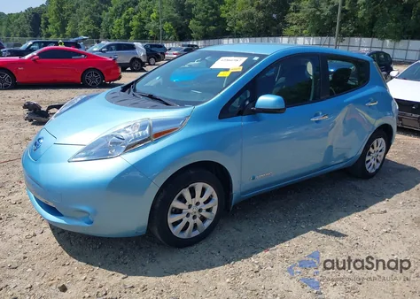 2015 Nissan Leaf S from USA, damaged, VIN 1N4AZ0CPXFC323150